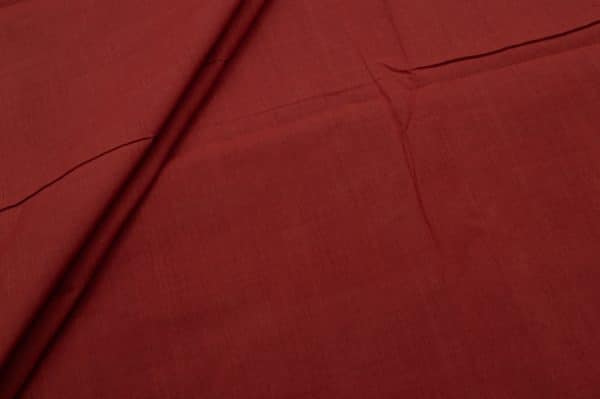 Ruby Red Handwoven Mangalgiri 100% Pure Cotton Fabric