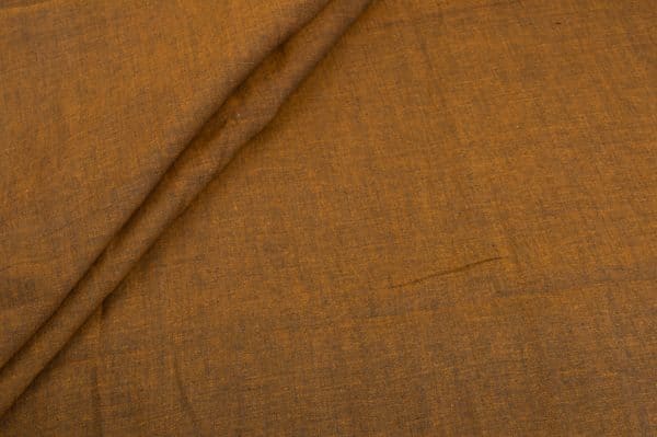 Copper Brown Flowy HandLoom Pure Soft Cotton Fabric