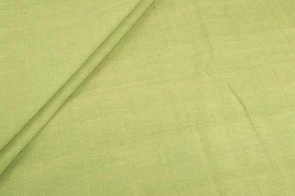Bamboo Green Handwoven Mangalgiri 100% Pure Cotton Fabric