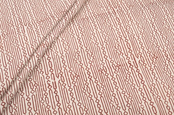 Natural White Bagru Handblock Printed Cotton Fabric