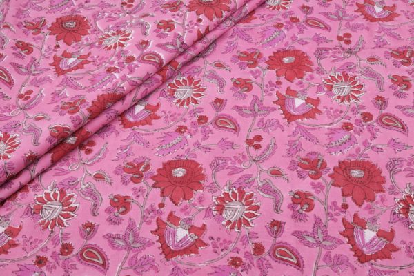 Pure Soft Cotton HandBlock Printed Fabric
