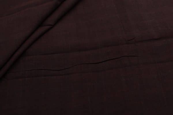 Coffee Brown Flowy HandLoom Pure Soft Cotton Fabric