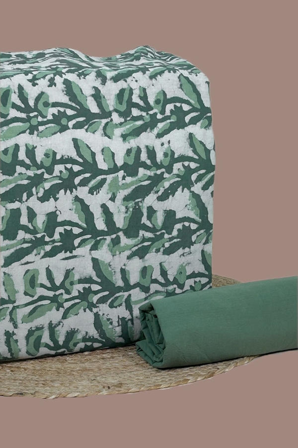 2pc Bagru HandCrafted Top and Bottom Cotton Fabric Set