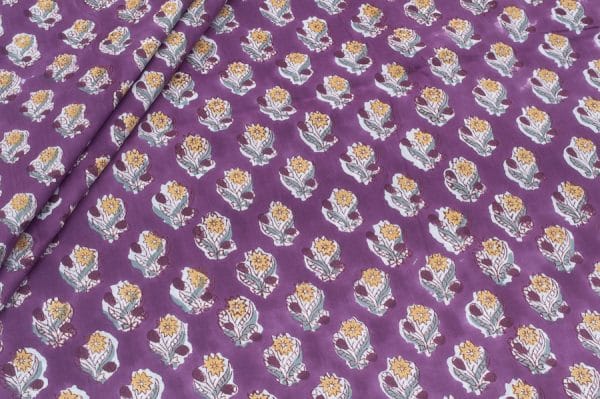 Pure Soft Cotton HandBlock Sanganeri Printed Fabric