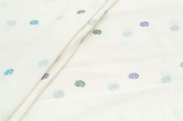 Authentic HandLoom Woven Design Flowy Soft Cotton Fabric