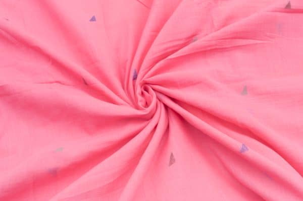 Authentic HandLoom Woven Design Flowy Soft Cotton Fabric