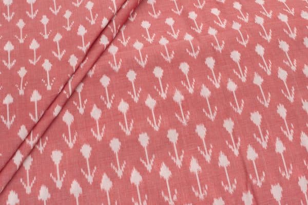 Mercerised Fine Handloom Ikkat Tie-Dye Pure Soft Cotton Fabric