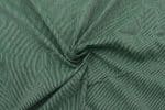 Pre-Cut 1m Dark Green Flowy HandLoom Woven Stripes Pure Soft Cotton Fabric - Image 3