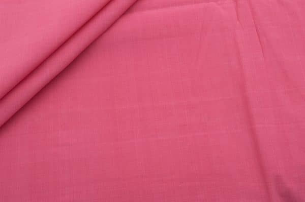 Honeysuckle pink Handwoven Mangalgiri 100% Pure Cotton Fabric