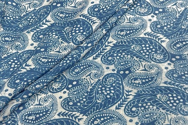 Modal Silk Authentic Bagru Blockprinted Fabric