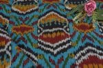 Pre-Cut 1.20m Intricate HandLoom Woven Ikkat Pure Soft Cotton Fabric - Image 2