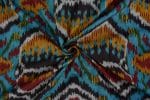 Pre-Cut 1.20m Intricate HandLoom Woven Ikkat Pure Soft Cotton Fabric - Image 3