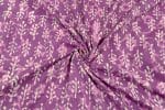 Blush Pink Bagru Handblock Printed Cotton Fabric - Image 2