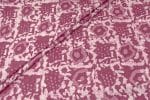 Blush Pink Bagru Handblock Printed Cotton Fabric