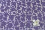 Grape Purple Bagru Handblock Printed Cotton Fabric - Image 3