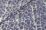 Grape Purple Bagru Handblock Printed Cotton Fabric