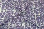 Grape Purple Bagru Handblock Printed Cotton Fabric - Image 2