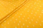 Golden Yellow Bandhani Tie Dye 100% Pure Soft Cotton Satin Finish Fabric