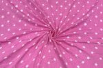 Persian Pink Bandhani Tie Dye 100% Pure Soft Cotton Satin Finish Fabric - Image 2