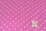 Persian Pink Bandhani Tie Dye 100% Pure Soft Cotton Satin Finish Fabric - Image 3