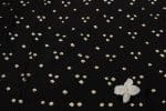 Black Bandhani Tie Dye 100% Pure Soft Cotton Satin Finish Fabric - Image 2