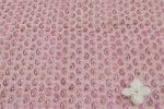 Dusty Rose Floral Handblock Printed 100% Pure Soft Cotton Fabric - Image 2