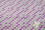 Pale Pink Floral Handblock Printed 100% Pure Soft Cotton Fabric - Image 2