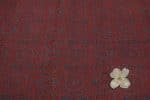 Natural Red Dye Handblock Ajrakh Printed Cotton Fabric - Image 2