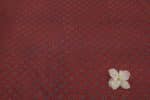 Natural Red Dye Handblock Ajrakh Printed Cotton Fabric - Image 2