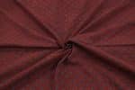 Natural Red Dye Handblock Ajrakh Printed Cotton Fabric - Image 3