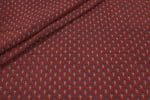 Natural Red Dye Handblock Ajrakh Printed Cotton Fabric