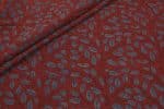 Natural Red Dye Handblock Ajrakh Printed Cotton Fabric