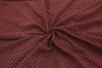 Natural Red Dye Handblock Ajrakh Printed Cotton Fabric - Image 3