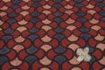 Natural Red Dye Handblock Ajrakh Printed Cotton Fabric - Image 2