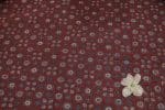 Natural Red Dye Handblock Ajrakh Printed Cotton Fabric - Image 2