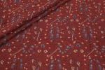 Natural Red Dye Handblock Ajrakh Printed Cotton Fabric