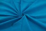 Sky Blue Handwoven Stripes 100% Pure Cotton Fabric - Image 3