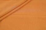 Flame Orange Handwoven Stripes 100% Pure Cotton Fabric