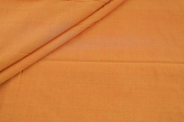 Flame Orange Handwoven Stripes 100% Pure Cotton Fabric