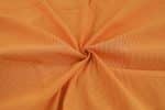 Flame Orange Handwoven Stripes 100% Pure Cotton Fabric - Image 3