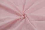 Pastel Pink Handwoven Stripes 100% Pure Cotton Fabric - Image 3