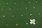 Fern Green Woven Design Flowy HandLoom Pure Soft Cotton Fabric - Image 2