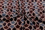 Natural Black Dye Handblock Ajrakh Printed Cotton Fabric - Image 3