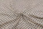 Natural White Dye Handblock Ajrakh Printed Cotton Fabric - Image 3