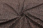 Natural Black Dye Handblock Ajrakh Printed Cotton Fabric - Image 3