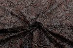 Natural Black Dye Handblock Ajrakh Printed Cotton Fabric - Image 3