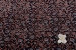 Natural Black Dye Handblock Ajrakh Printed Cotton Fabric - Image 2