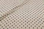 Natural White Dye Handblock Ajrakh Printed Cotton Fabric