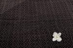 Natural Black Dye Handblock Ajrakh Printed Cotton Fabric - Image 2