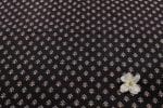 Natural Black Dye Handblock Ajrakh Printed Cotton Fabric - Image 2